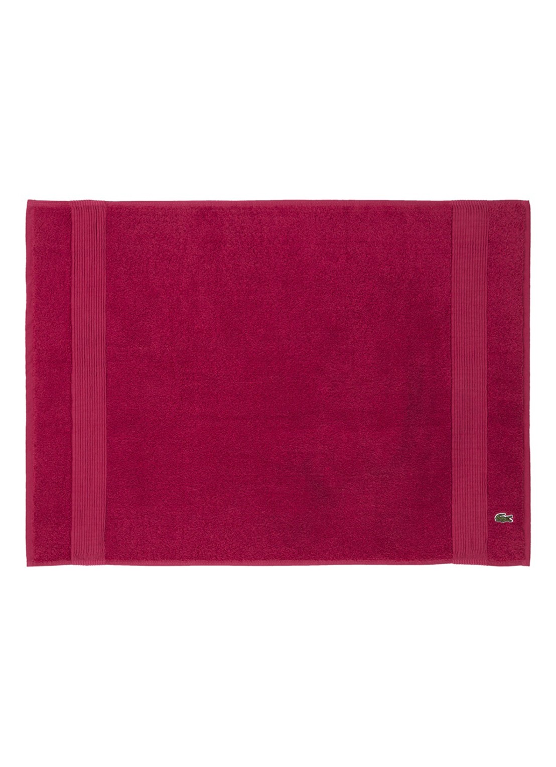 Lacoste L Lecroco badmat 50 x 70 cm - voorkant kiwigroen