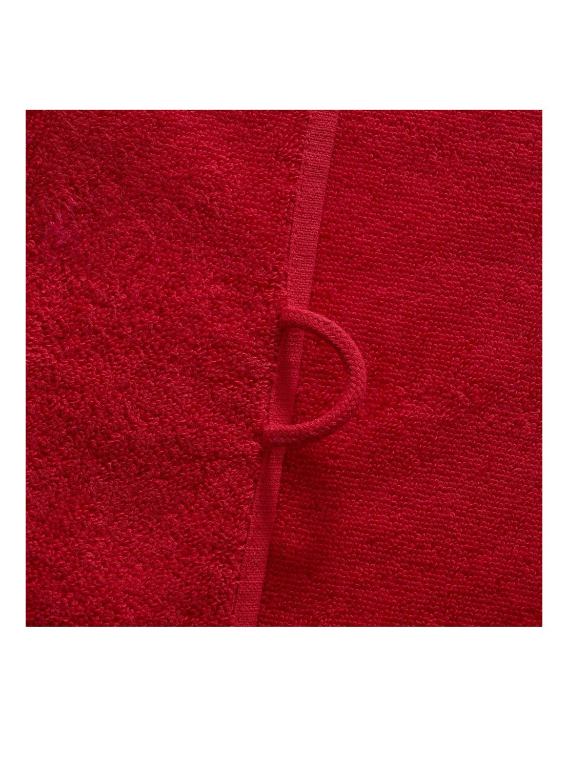 Lacoste L Lecroco gastendoek - 600 gr/m2 - 60 x 40 cm - voorkant 3 rood