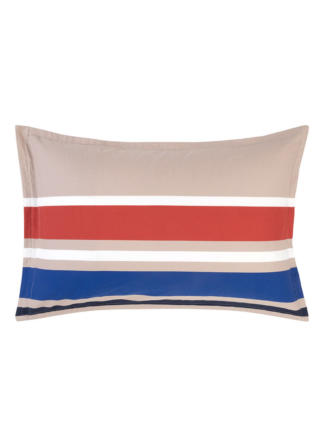 Lacoste L Luz kussensloop van katoensatijn 300 TC  - voorkant 2 multicolor
