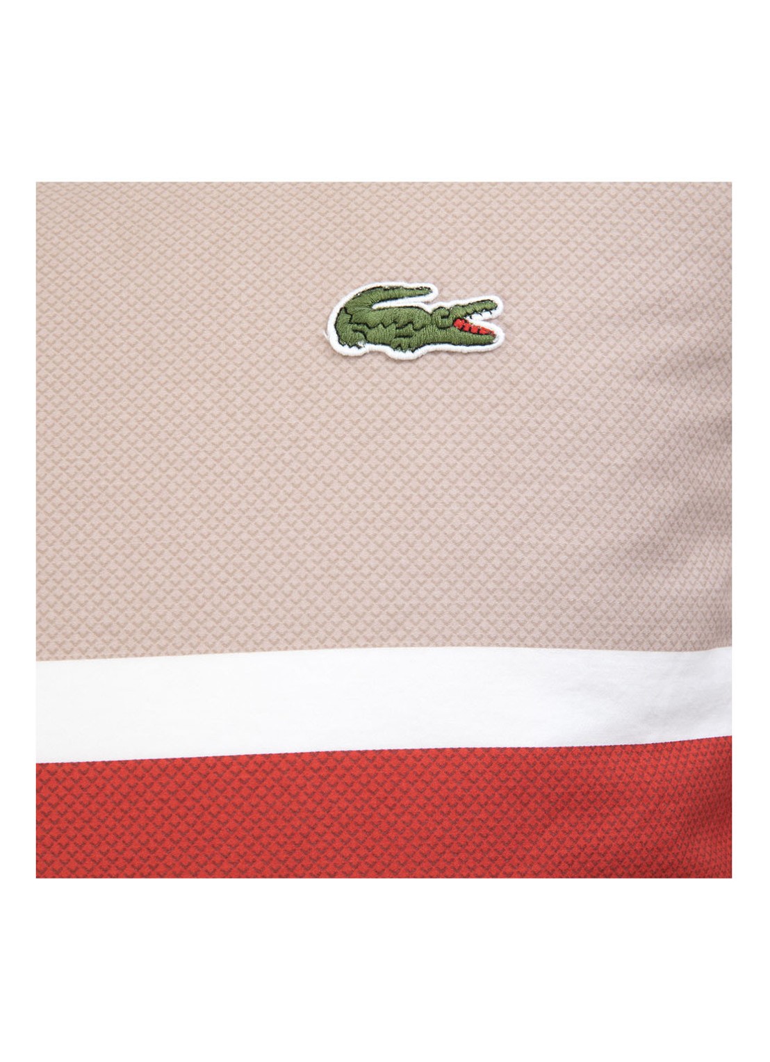Lacoste L Luz kussensloop van katoensatijn 300 TC  - detail 5 multicolor