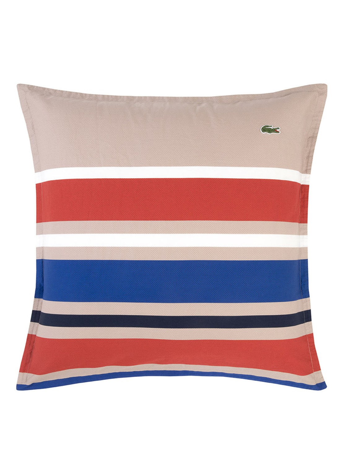 Lacoste L Luz kussensloop van katoensatijn 300 TC  - detail 6 multicolor