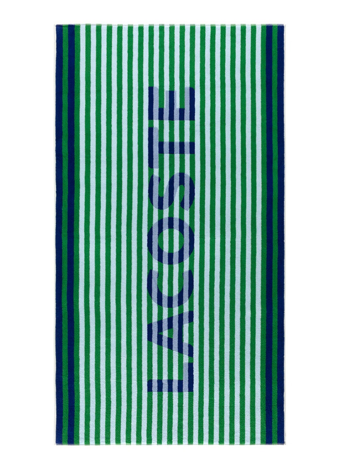 Lacoste L Master strandlaken 90 x 160 cm - voorkant 2 groen