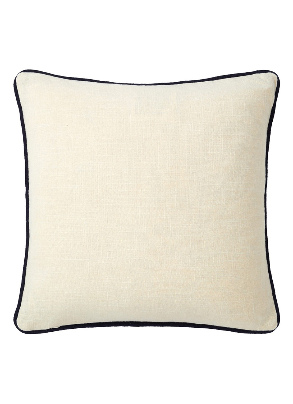 Lacoste L Player sierkussenhoes 45 x 45 cm - voorkant 3 creme