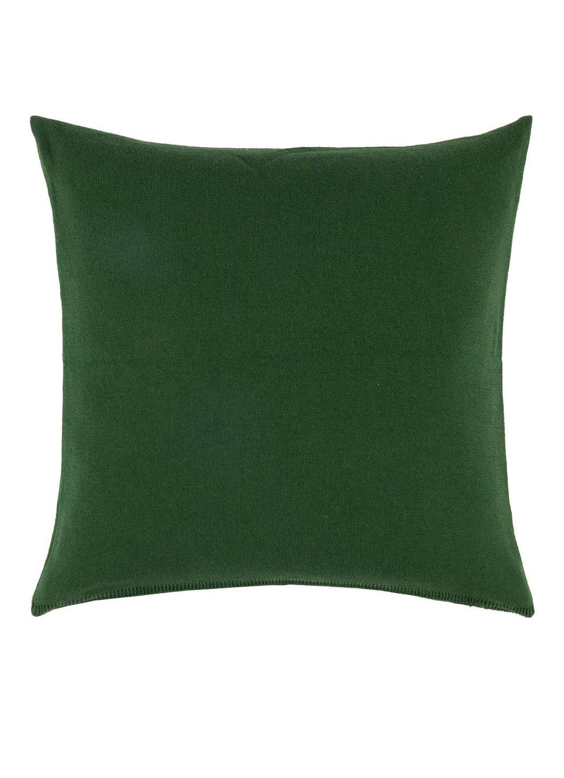 Lacoste L Reflet sierkussenhoes 45 x 45 cm - voorkant 2 bronsgroen