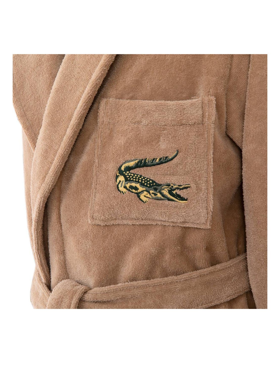 Lacoste L Rene badjas - unisex - detail 5 zand