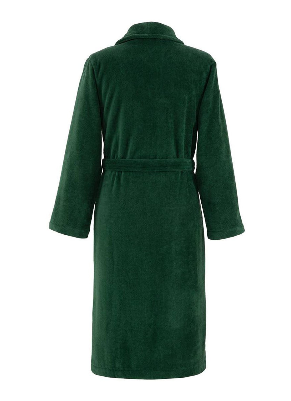 Lacoste L Rene badjas - unisex - achterkant 2 bronsgroen