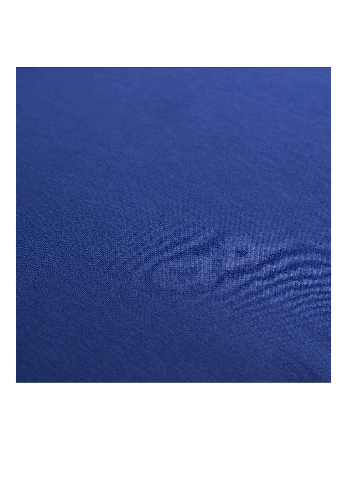 Lacoste L Soft hoeslaken van  katoen, hoekhoogte 33,5 cm - detail 2 blauw