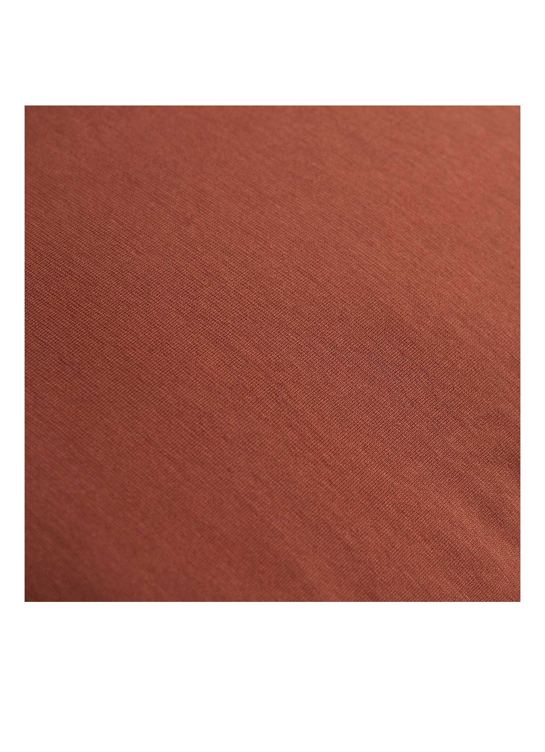 Lacoste L Soft hoeslaken van  katoen, hoekhoogte 33,5 cm - detail 3 roodbruin