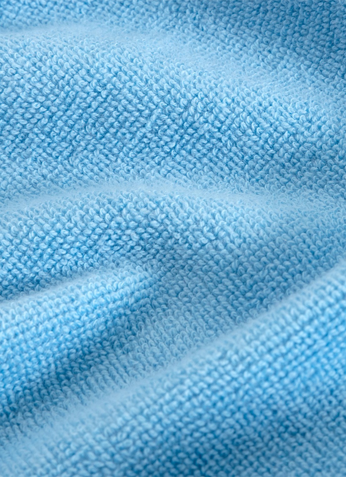 Lacoste L Sport strandlaken van  katoen - 90 x 160 cm  - detail 3 lichtblauw