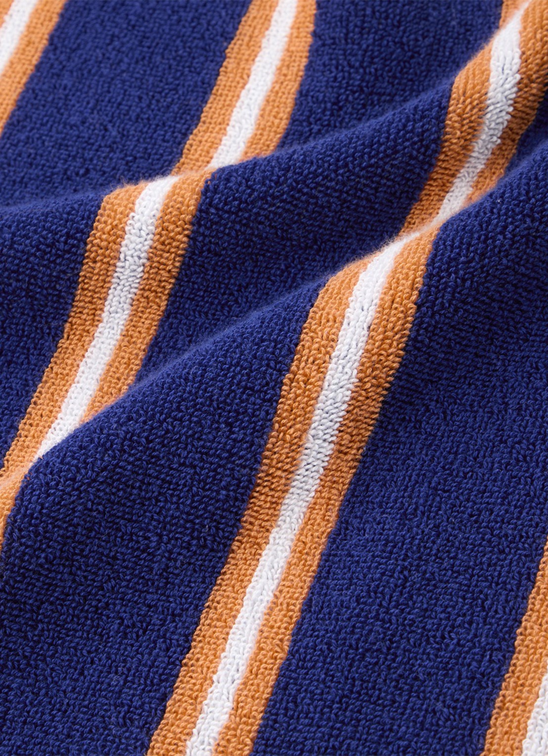Lacoste L Sunstripe strandlaken - 90 x 160 cm - detail saphir