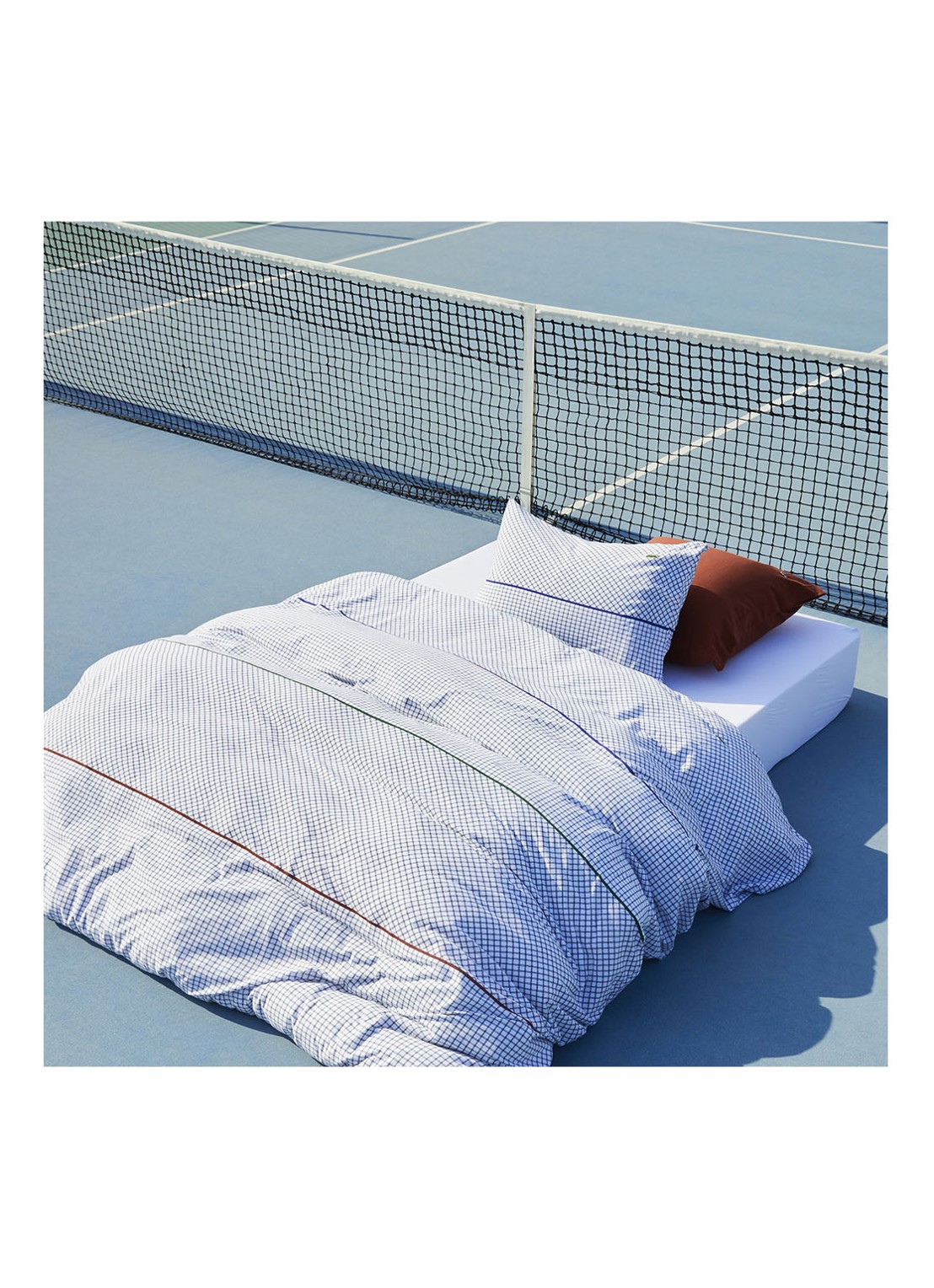 Lacoste LSmash kussensloop van katoen  - voorkant 7 multicolor