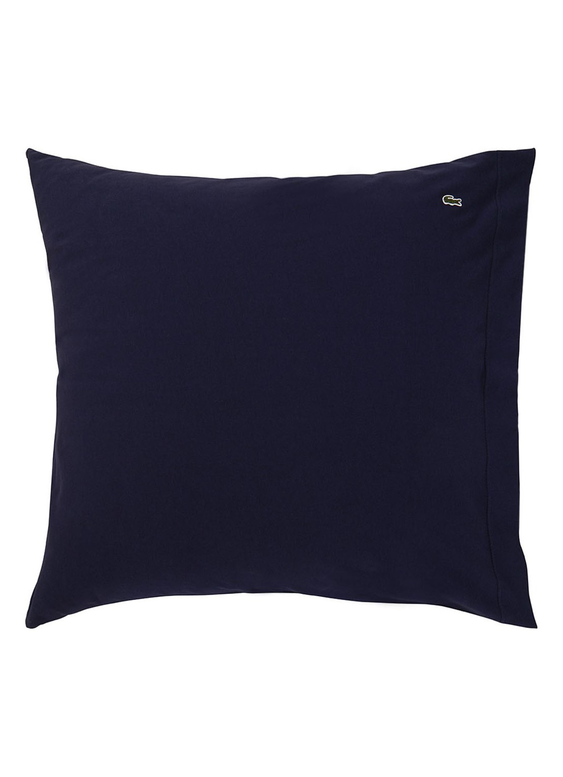 Lacoste Marine kussensloop van  katoen  - voorkant donkerblauw