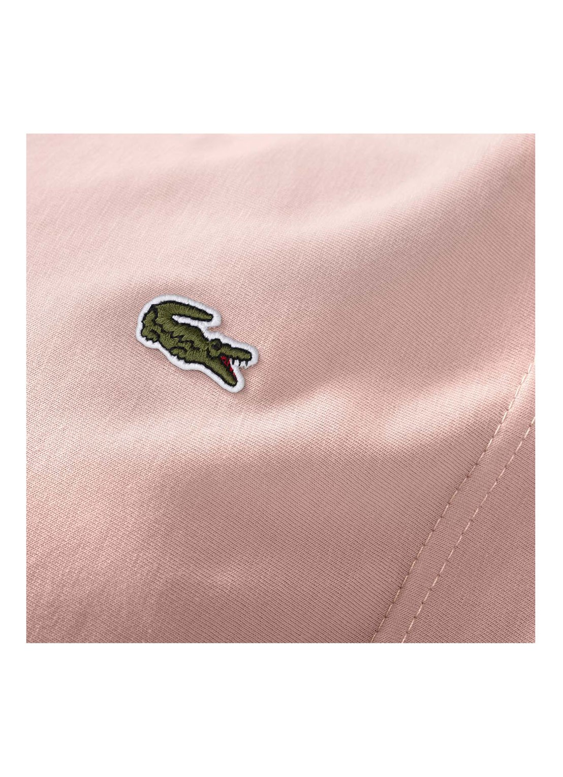 Lacoste Marine kussensloop van  katoen  - detail 3 lichtroze