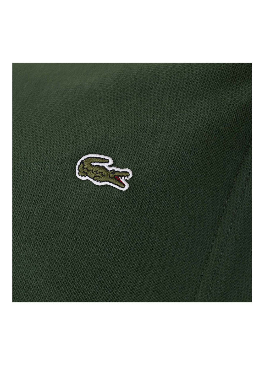 Lacoste Marine kussensloop van  katoen  - detail 3 donkergroen