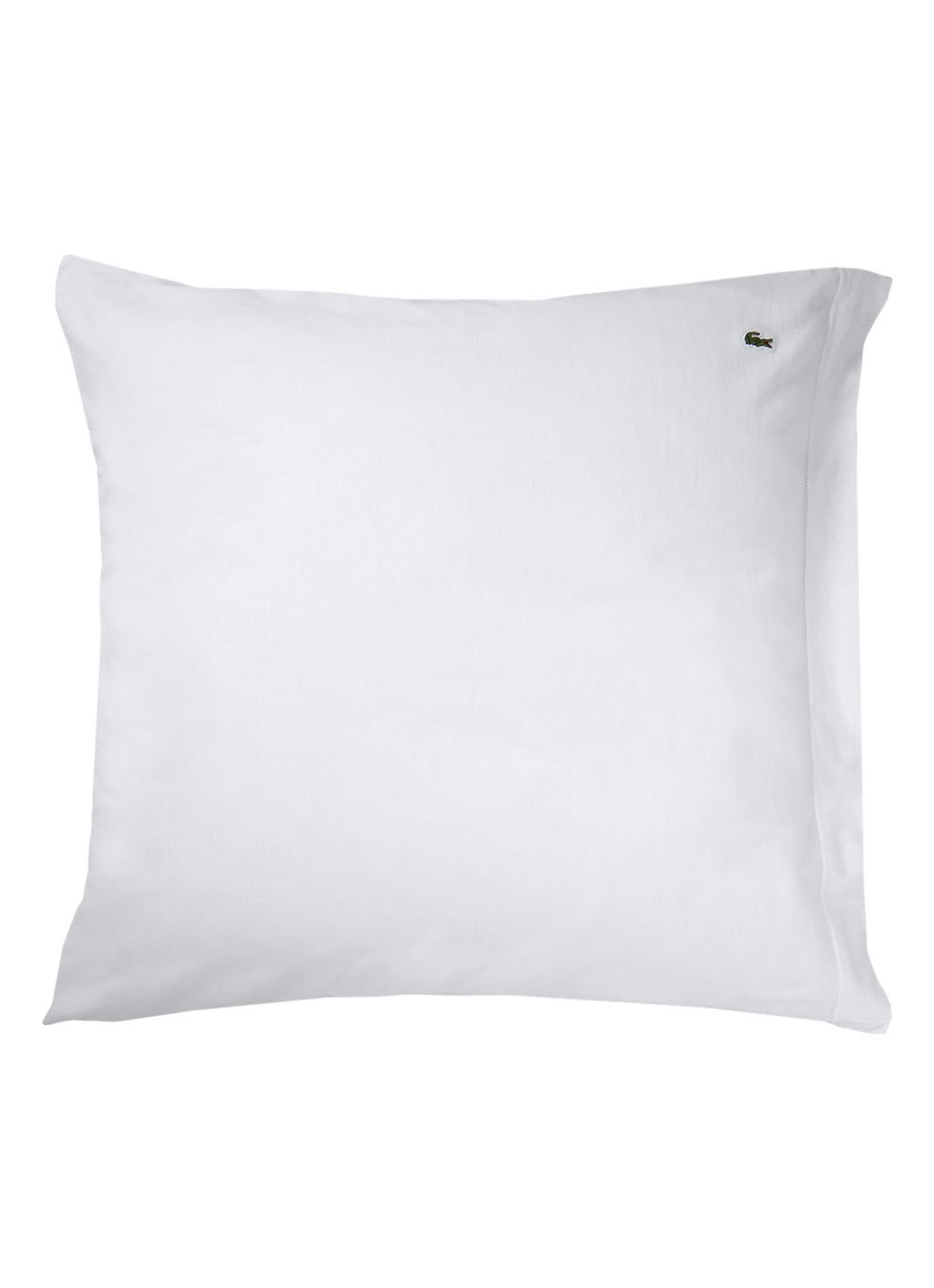 Lacoste Marine kussensloop van  katoen  - voorkant 2 gebroken wit