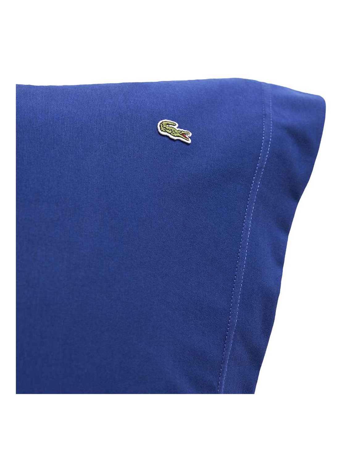Lacoste Marine kussensloop van  katoen  - detail royalblauw