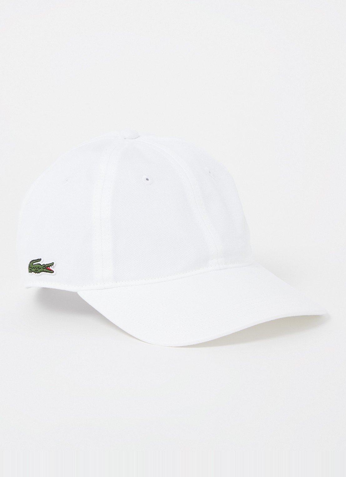 Lacoste Pet met logo - voorkant wit