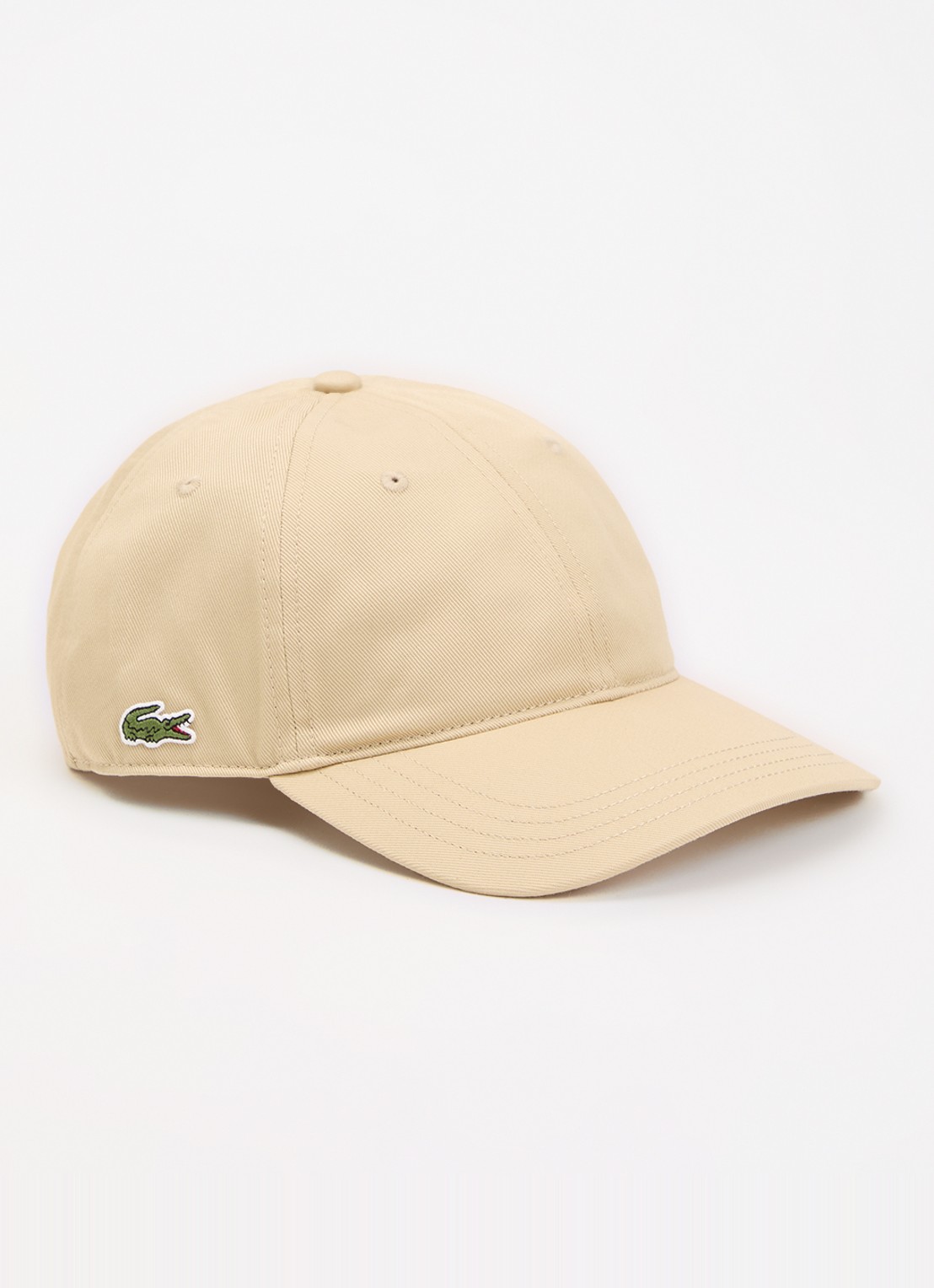 Lacoste Pet met logo - voorkant 2 khaki