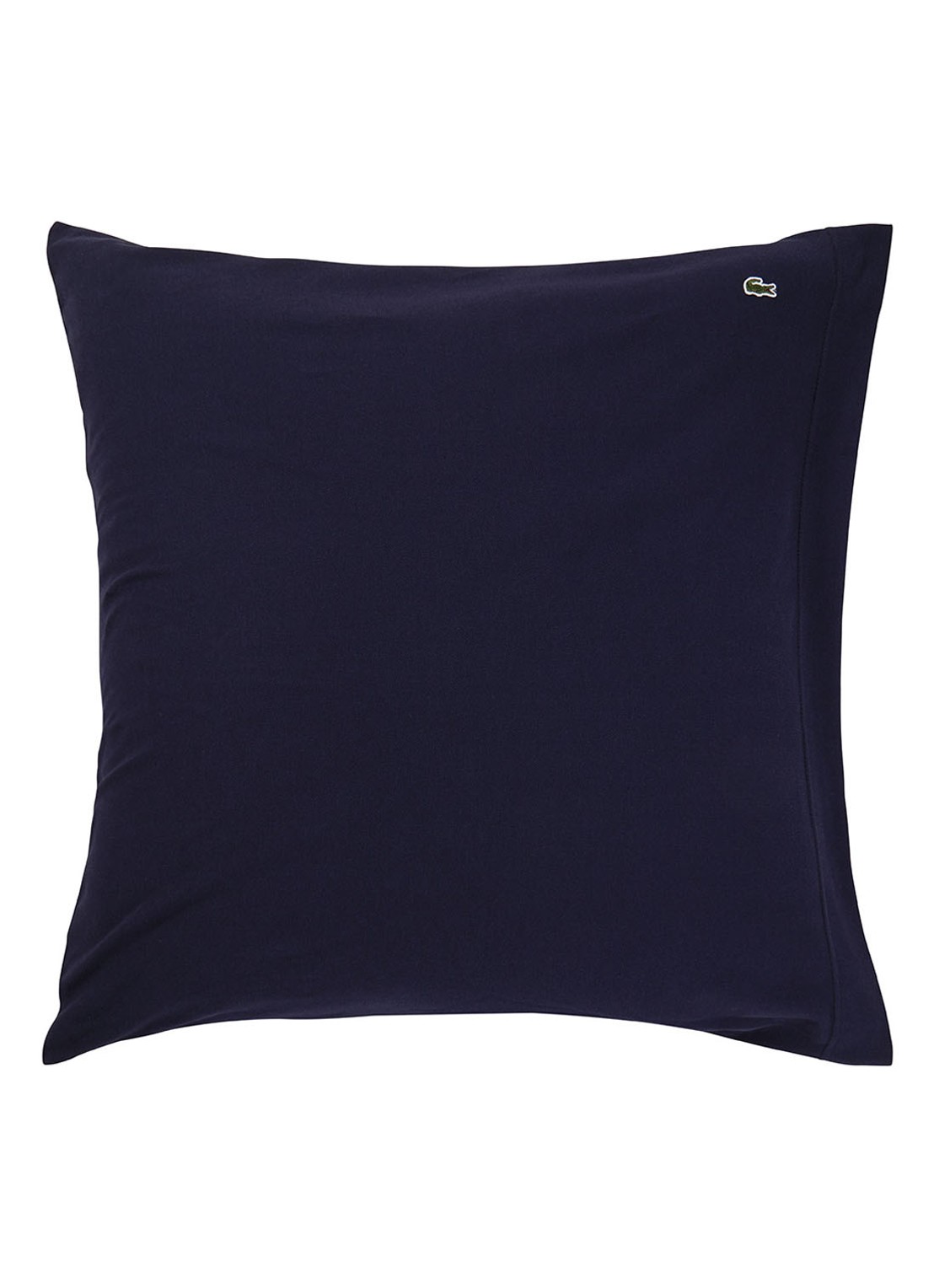 Lacoste Pique Marine kussensloop van katoen met logo 150TC - voorkant 3 donkerblauw