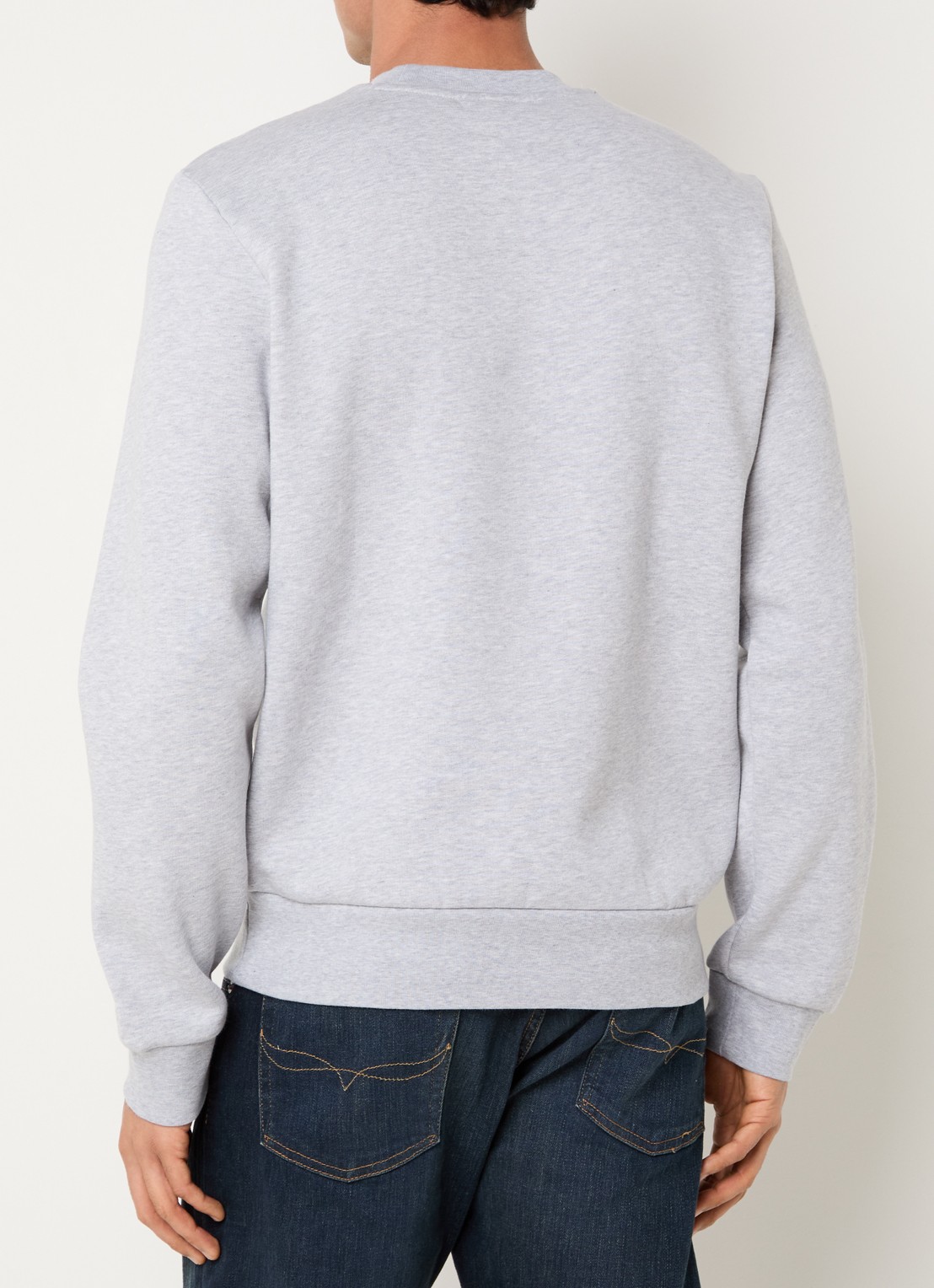 Lacoste Sweater met logo - achterkant 4 grijsmele