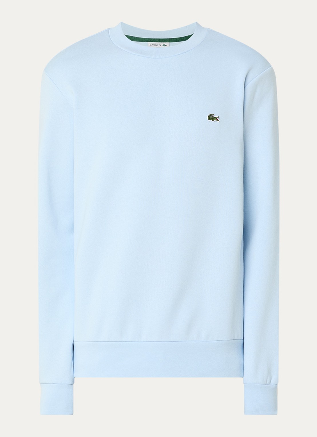 Lacoste Sweater met logo - voorkant 2 lichtblauw
