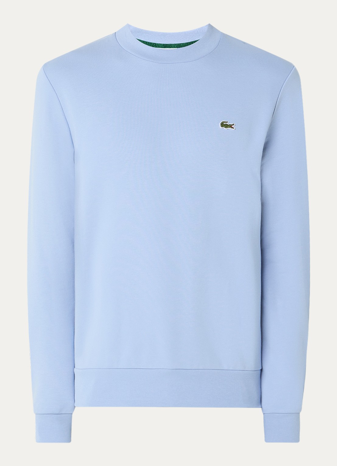 Lacoste Sweater met logo - voorkant 2 lichtblauw