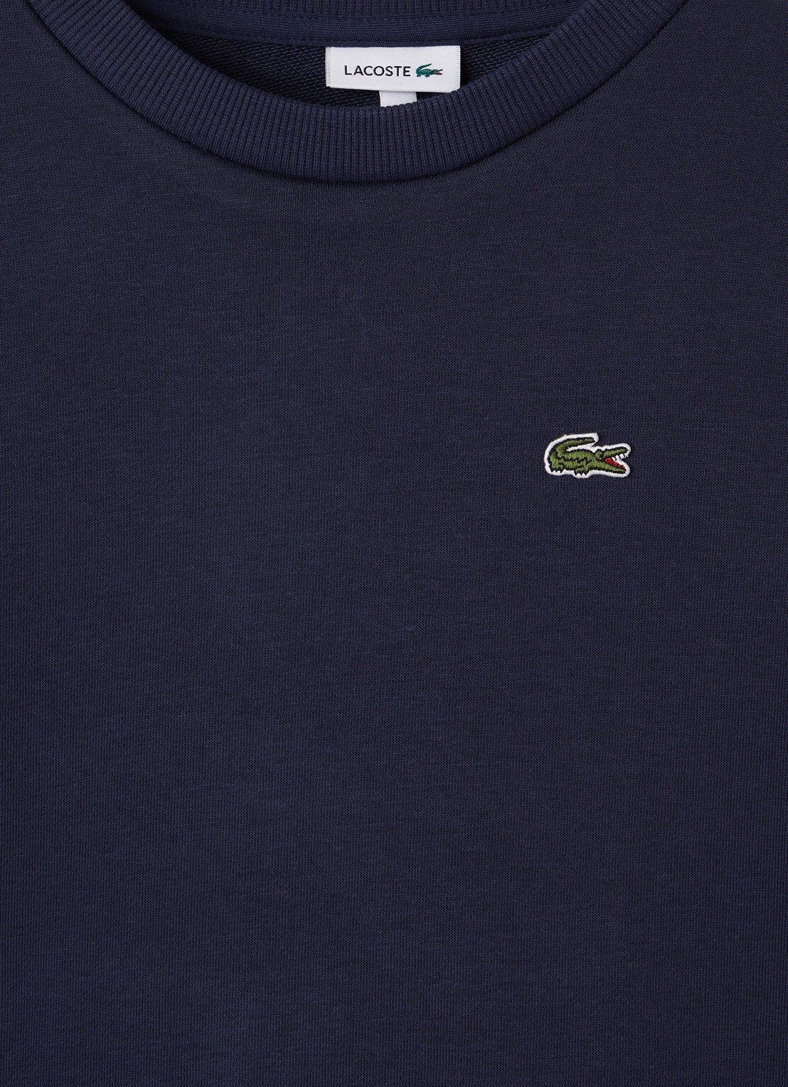 Lacoste Sweater met logoborduring - detail 3 donkerblauw
