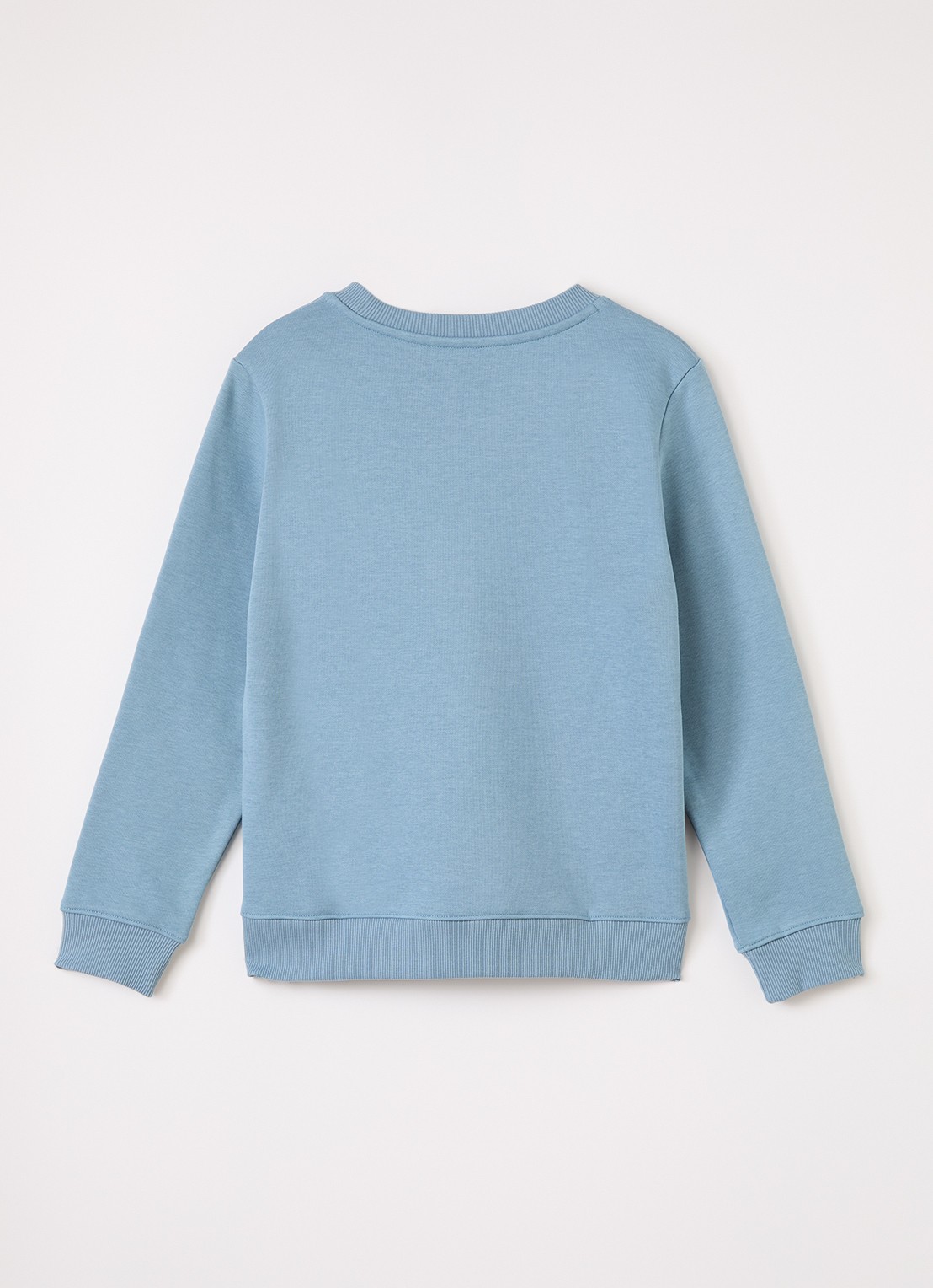 Lacoste Sweater met logoborduring - voorkant 3 lichtblauw