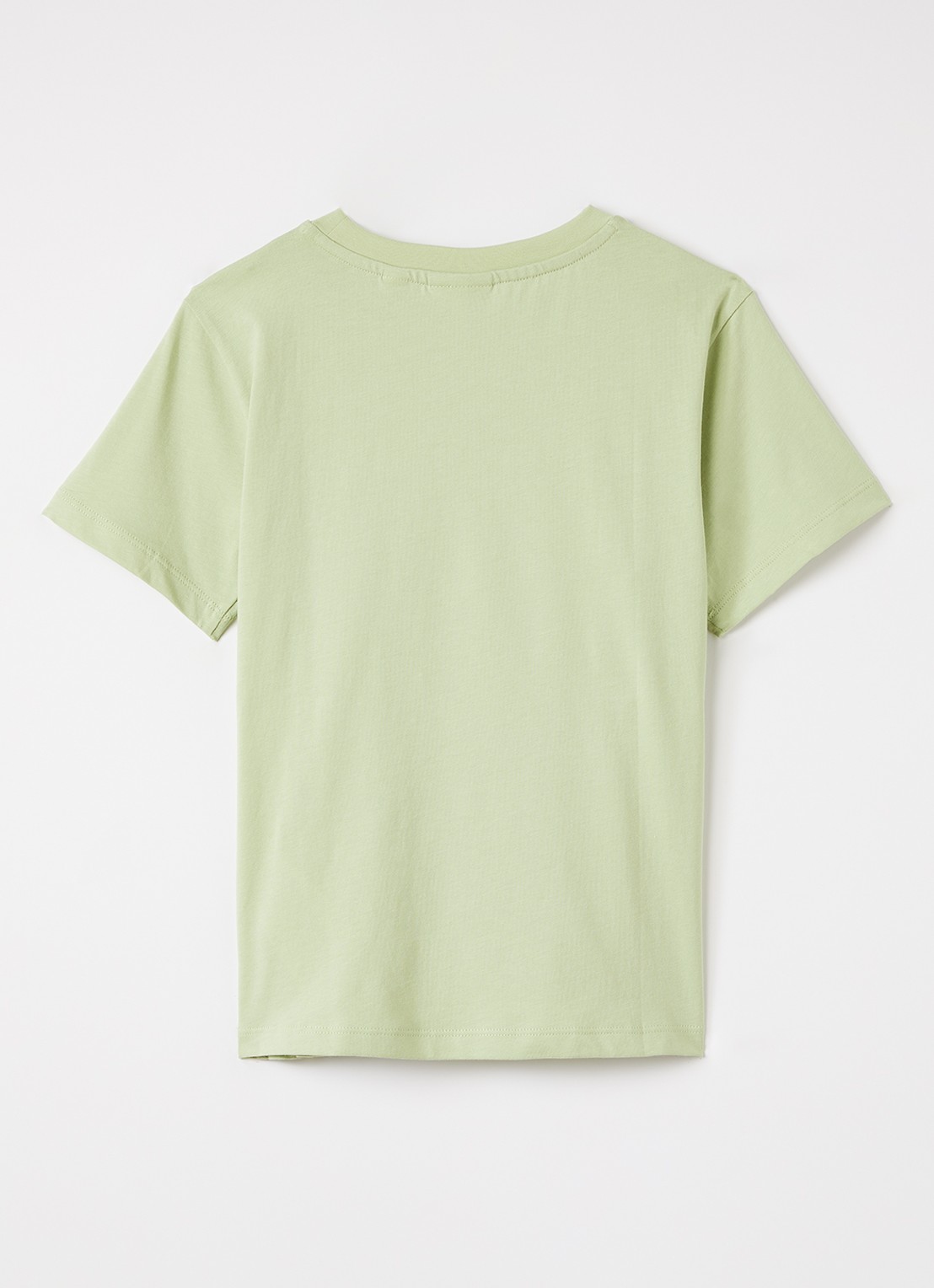 Lacoste T-shirt met logo - voorkant 2 lichtgroen