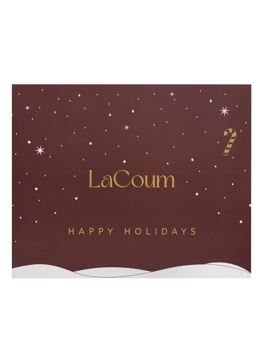 LaCoum Adventskalender gevuld met mediterrane zoetwaren - 24 dagen - voorkant undefined