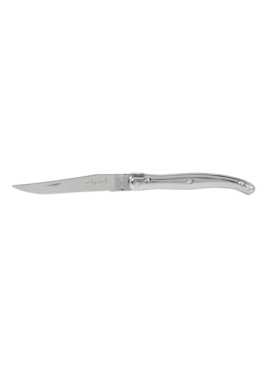 Laguiole Jean Dubost Steakmes set van 6 - voorkant 2 zilver