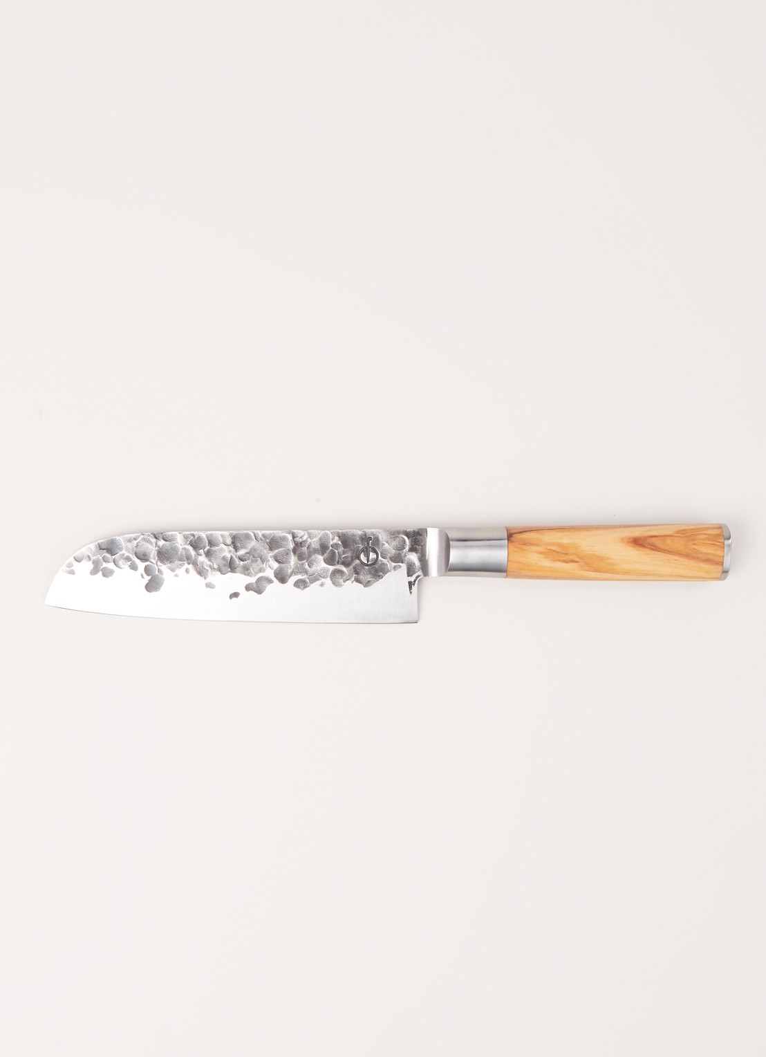 Laguiole Style de Vie Santokumes 32 cm - voorkant 3 zilver