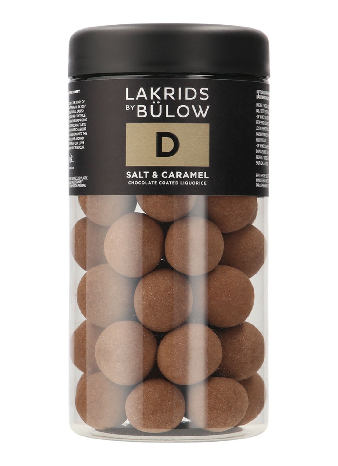 Lakrids by Bülow D - Salt & Caramel drop met chocolade 270 gram - voorkant undefined