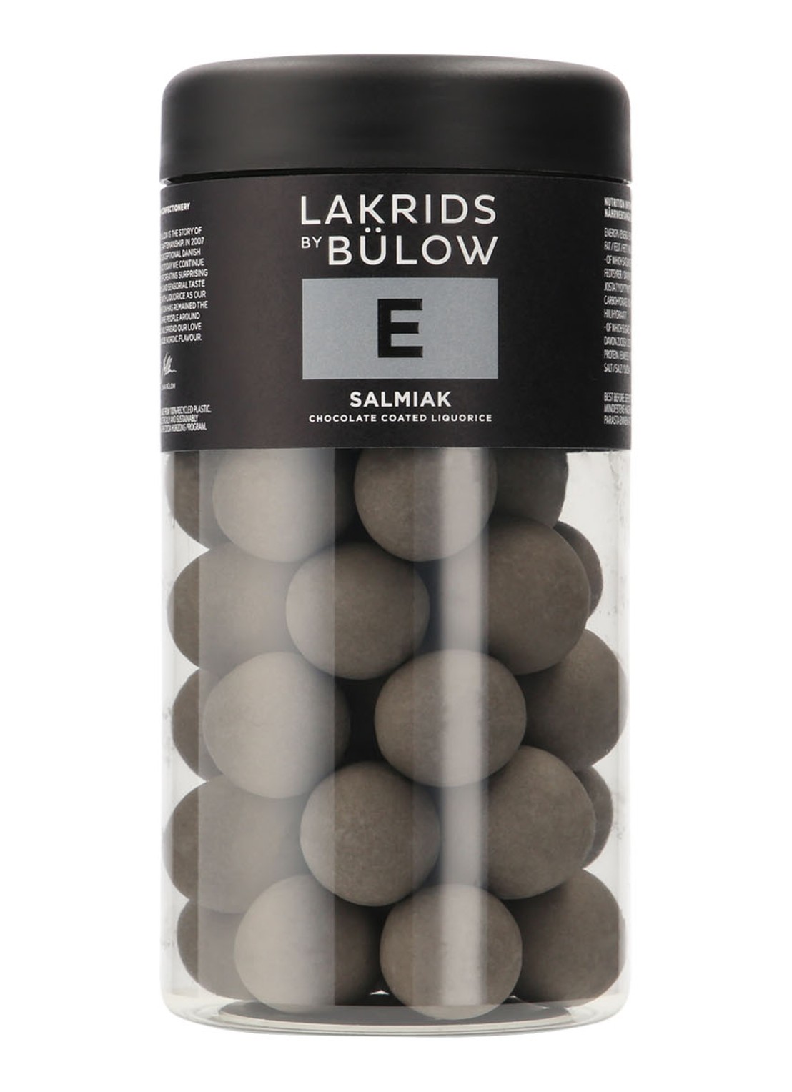 Lakrids by Bülow E - Salmiak drop met chocolade 270 gram - voorkant undefined