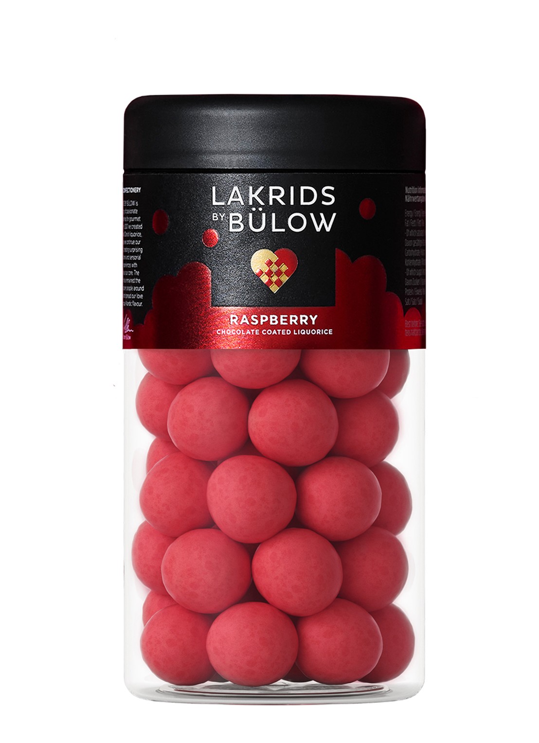 Lakrids by Bülow Regular Crispy Raspberry drop met chocolade 270 gram - voorkant undefined