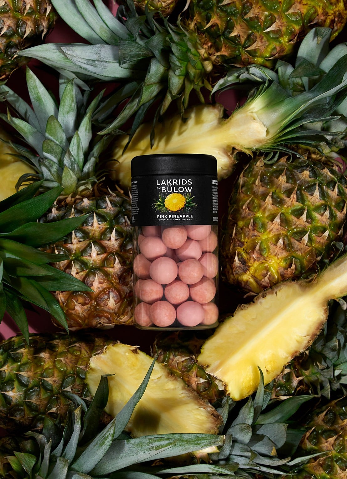 Lakrids by Bülow Regular Pink Pineapple drop met chocolade 270 gram - voorkant 2 undefined