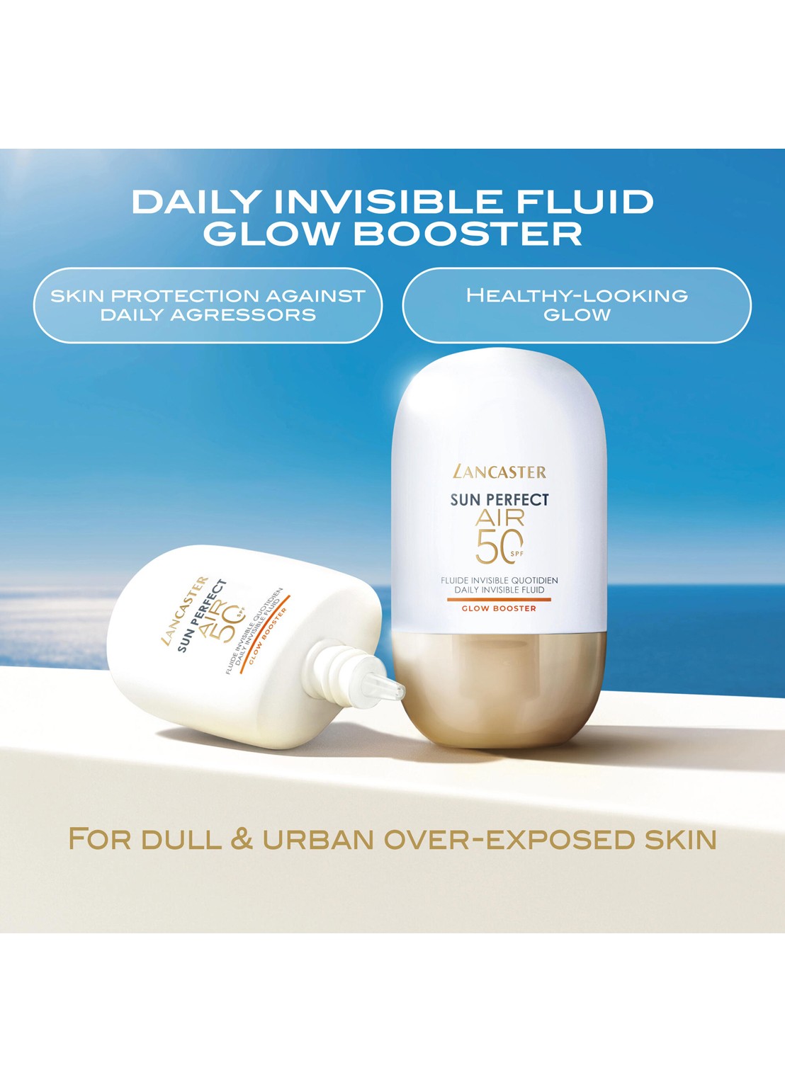 Lancaster Daily Invisible Fluid SPF50 Glow Booster - zonnebrand - detail 2 undefined