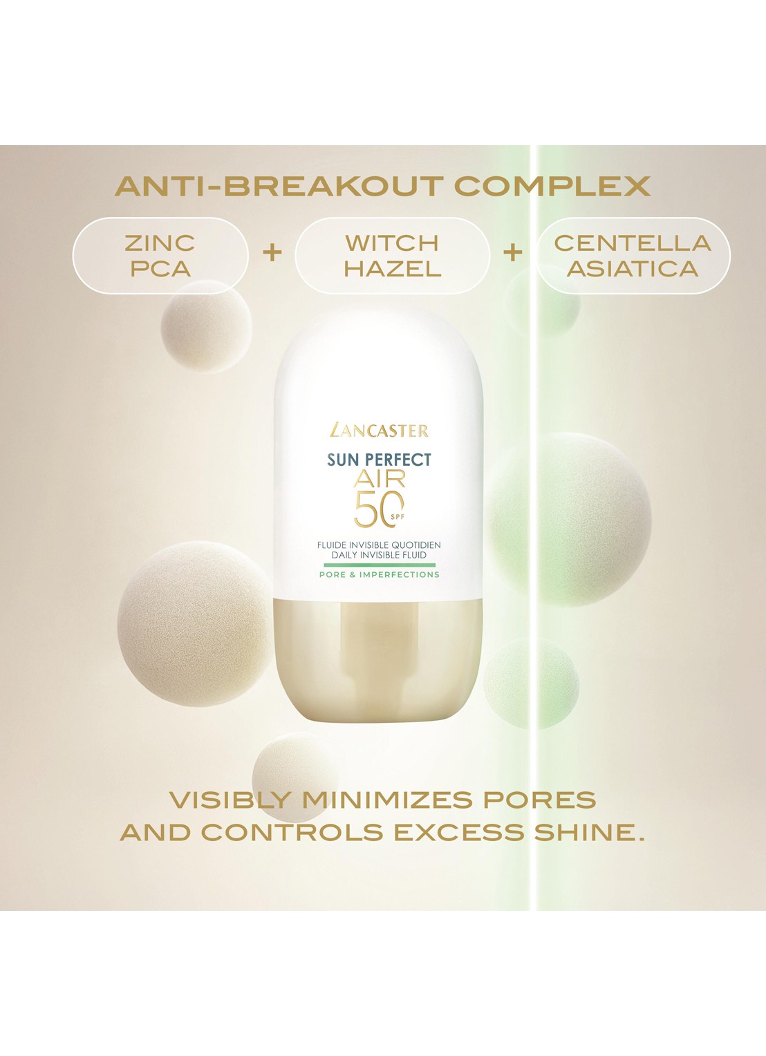Lancaster Daily Invisible Fluid SPF50 Pore & Imperfections - zonnebrand - detail 3 undefined