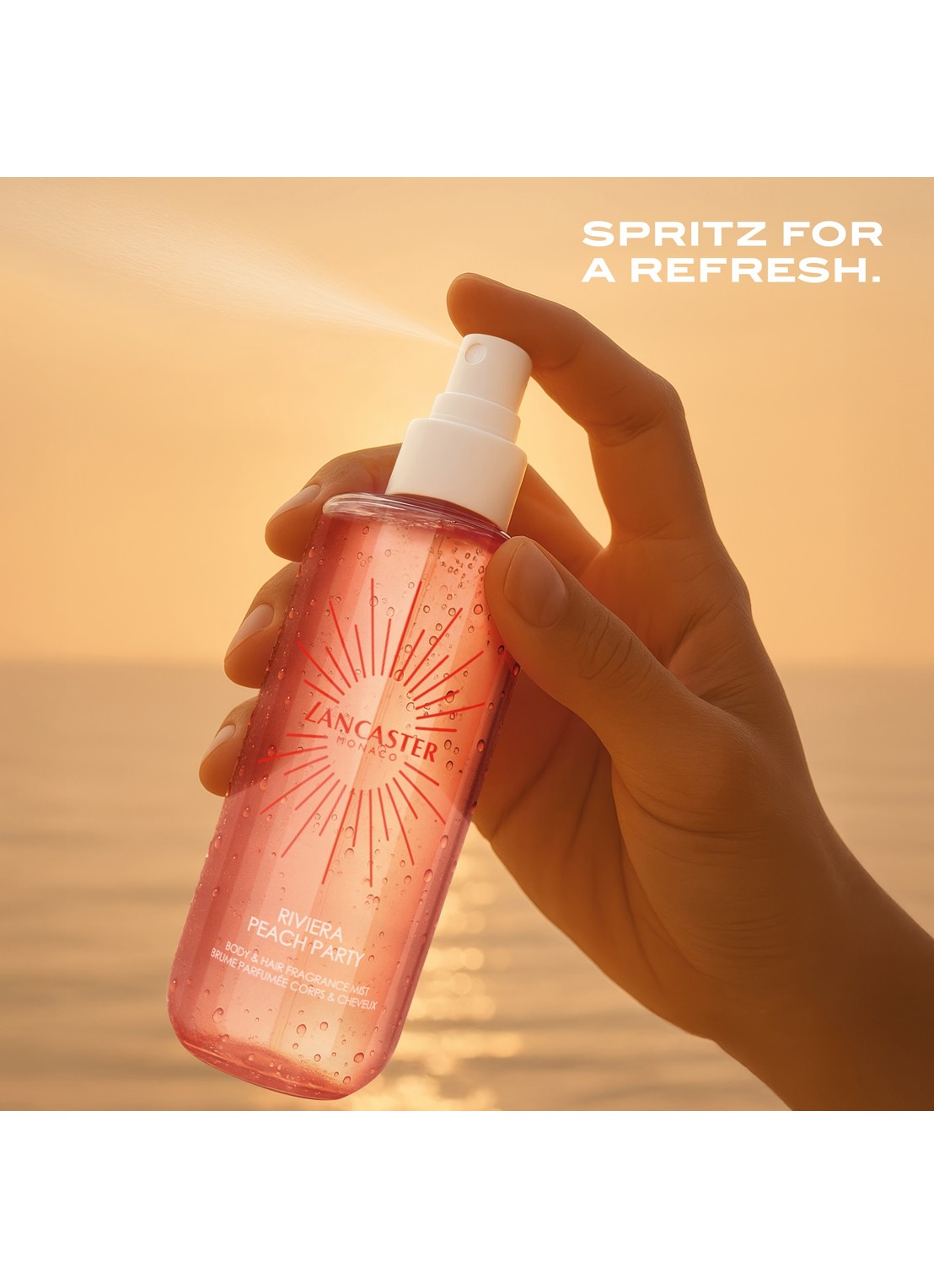 Lancaster Riviera Peach Party Body & Hair Fragrance Mist - detail 2 undefined
