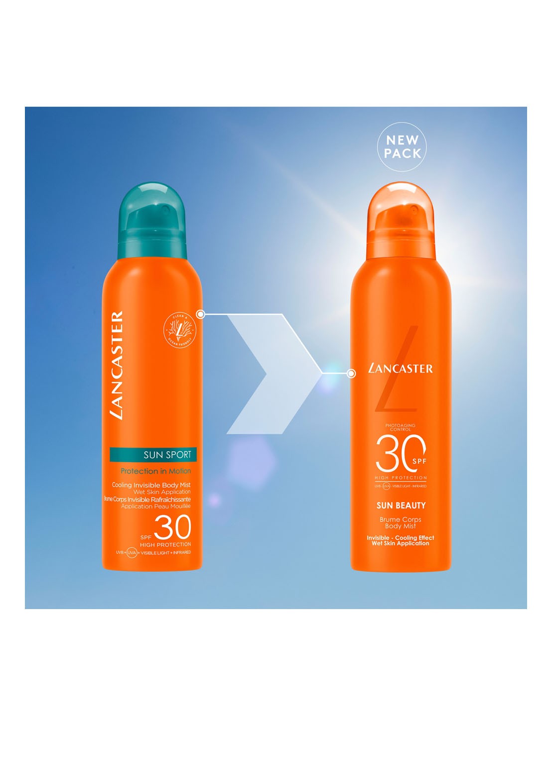 Lancaster  Sun Beauty Body Mist SPF 30 - zonnemist - detail 3 undefined