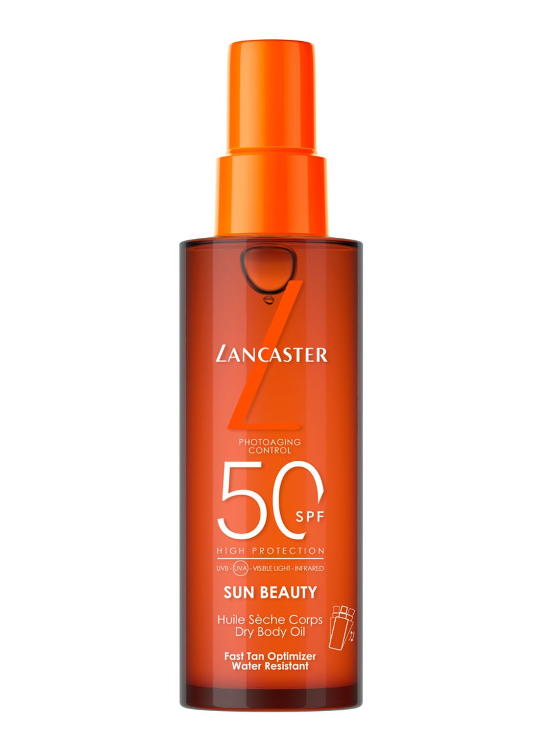 Lancaster Sun Beauty Dry Body Oil SPF 50 - zonneolie - voorkant undefined
