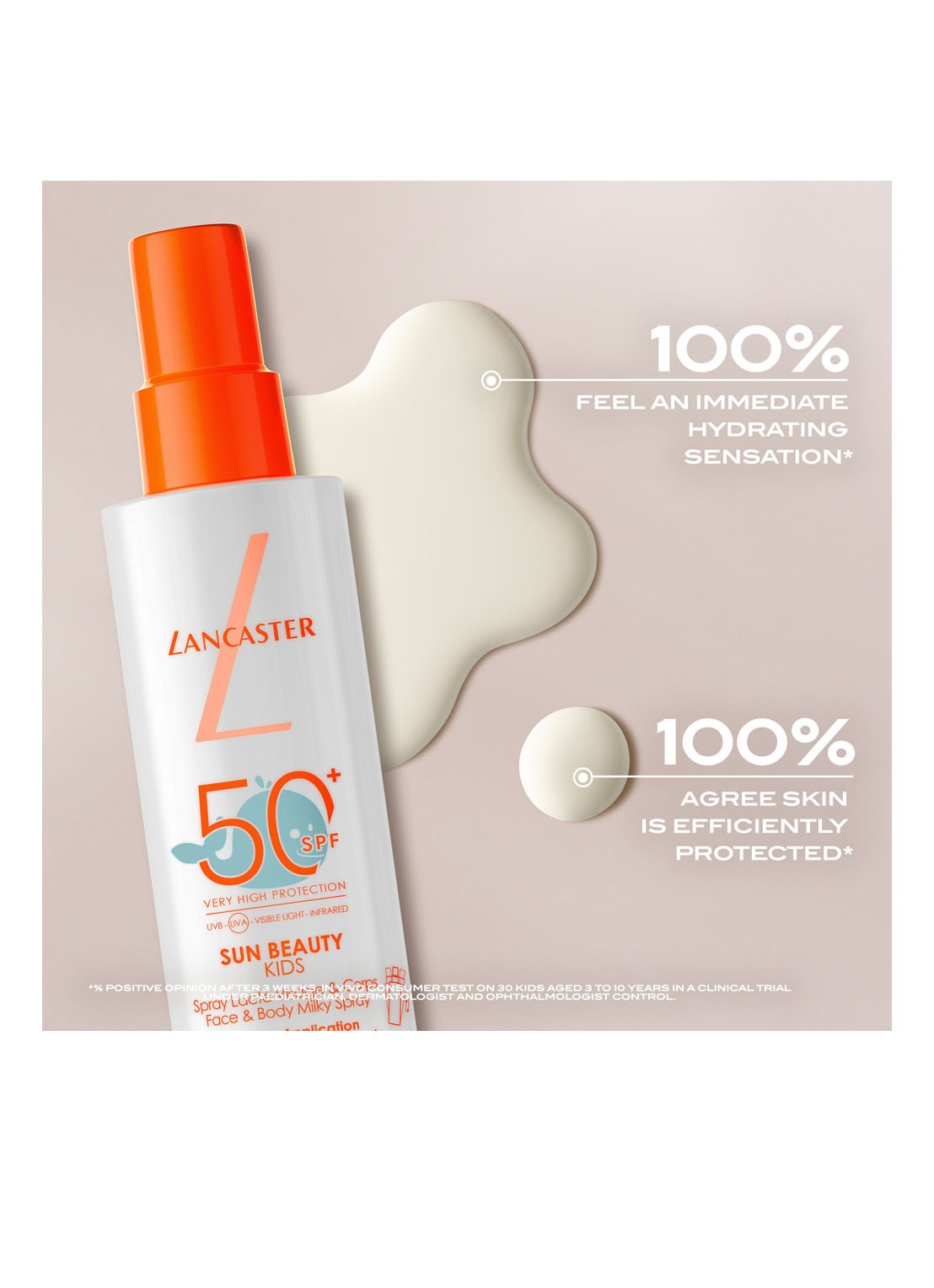 Lancaster Sun Beauty Kids Milky Spray SPF 50 - zonnespray - detail 4 undefined