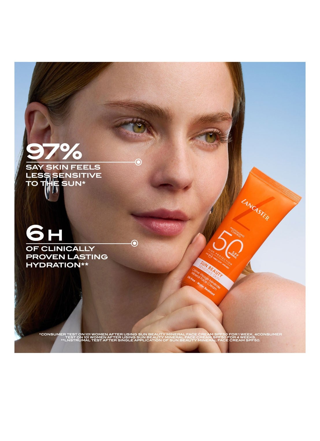 Lancaster Sun Beauty Sensitive Skin Mineral Face Cream SPF 50 - dagcrème - detail 5 undefined