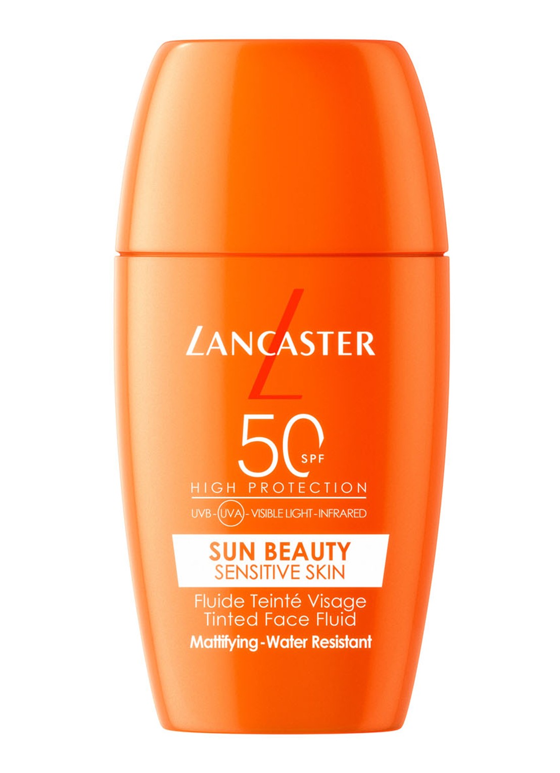 Lancaster Sun Beauty Sensitive Skin Tinted Face Fluid SPF 50 - getinte zonnebrandcrème - voorkant undefined