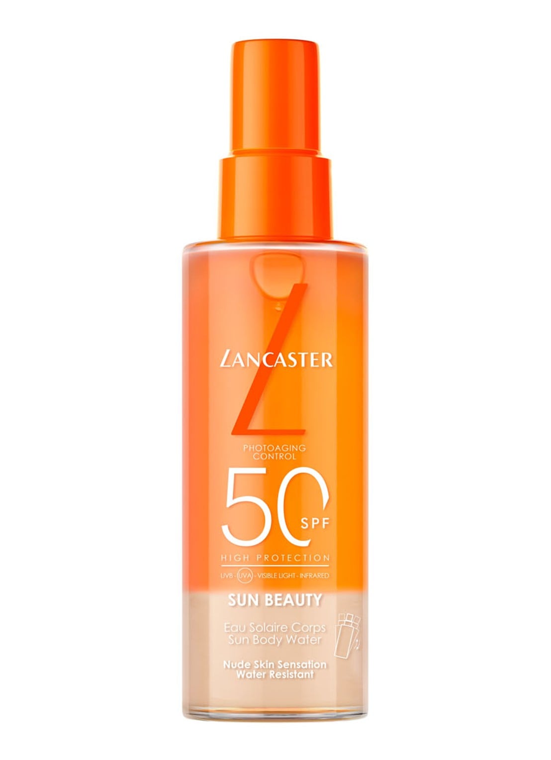 Lancaster Sun Beauty Sun Body Water SPF 50 - zonnespray - voorkant undefined