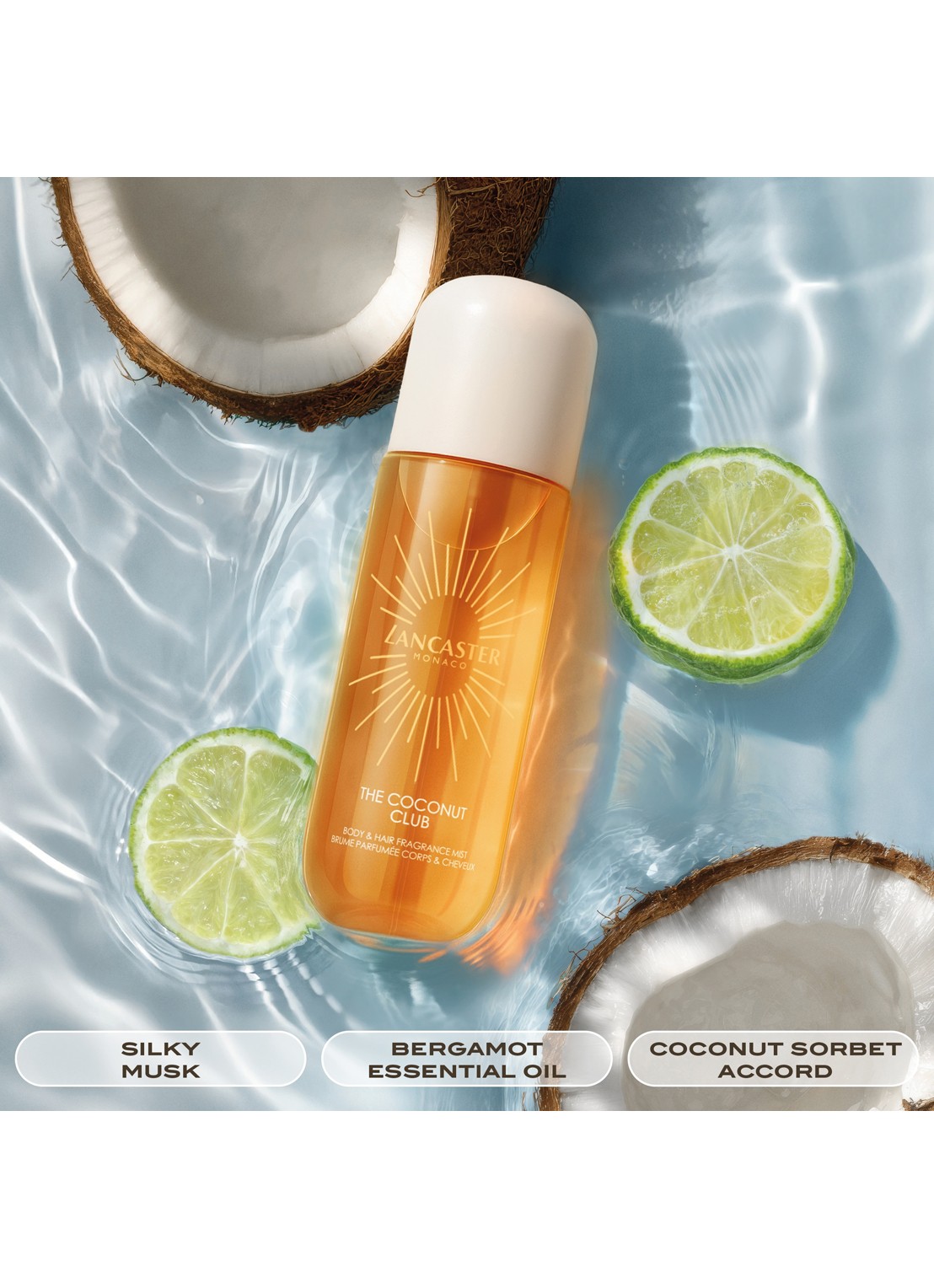 Lancaster  The Coconut Club Body & Hair Fragrance Mist - voorkant 2 undefined