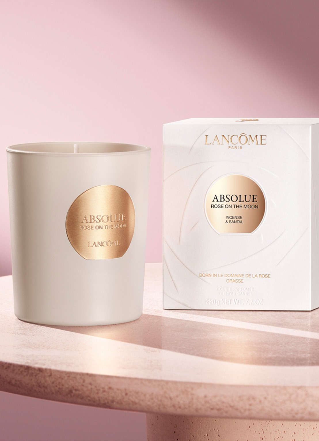 Lancôme Absolue Les Parfums Rose On The Moon - geurkaars 220 gram - voorkant 4 undefined