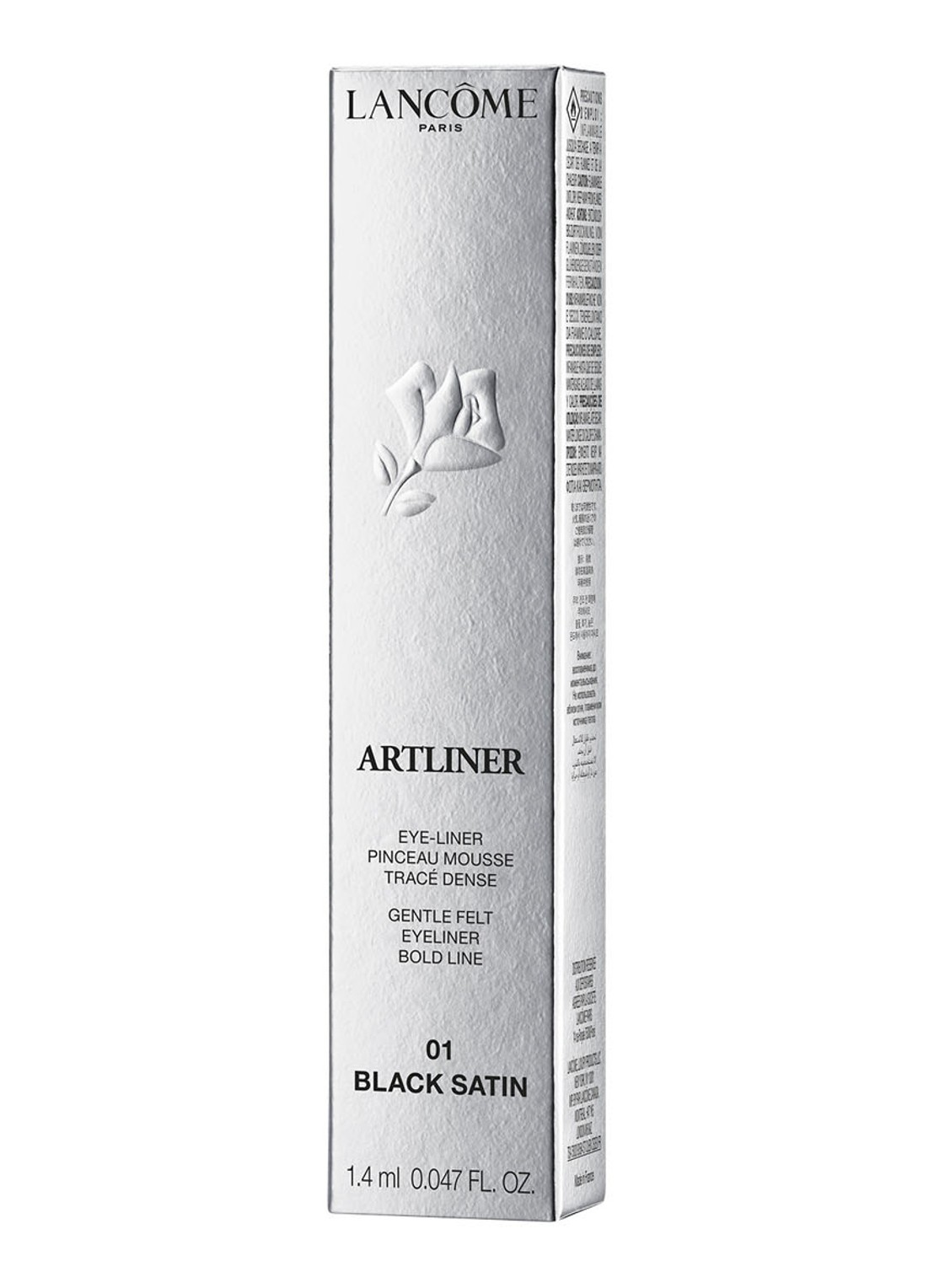 Lancôme Artliner - vloeibare eyeliner - detail 4 01 - black satin