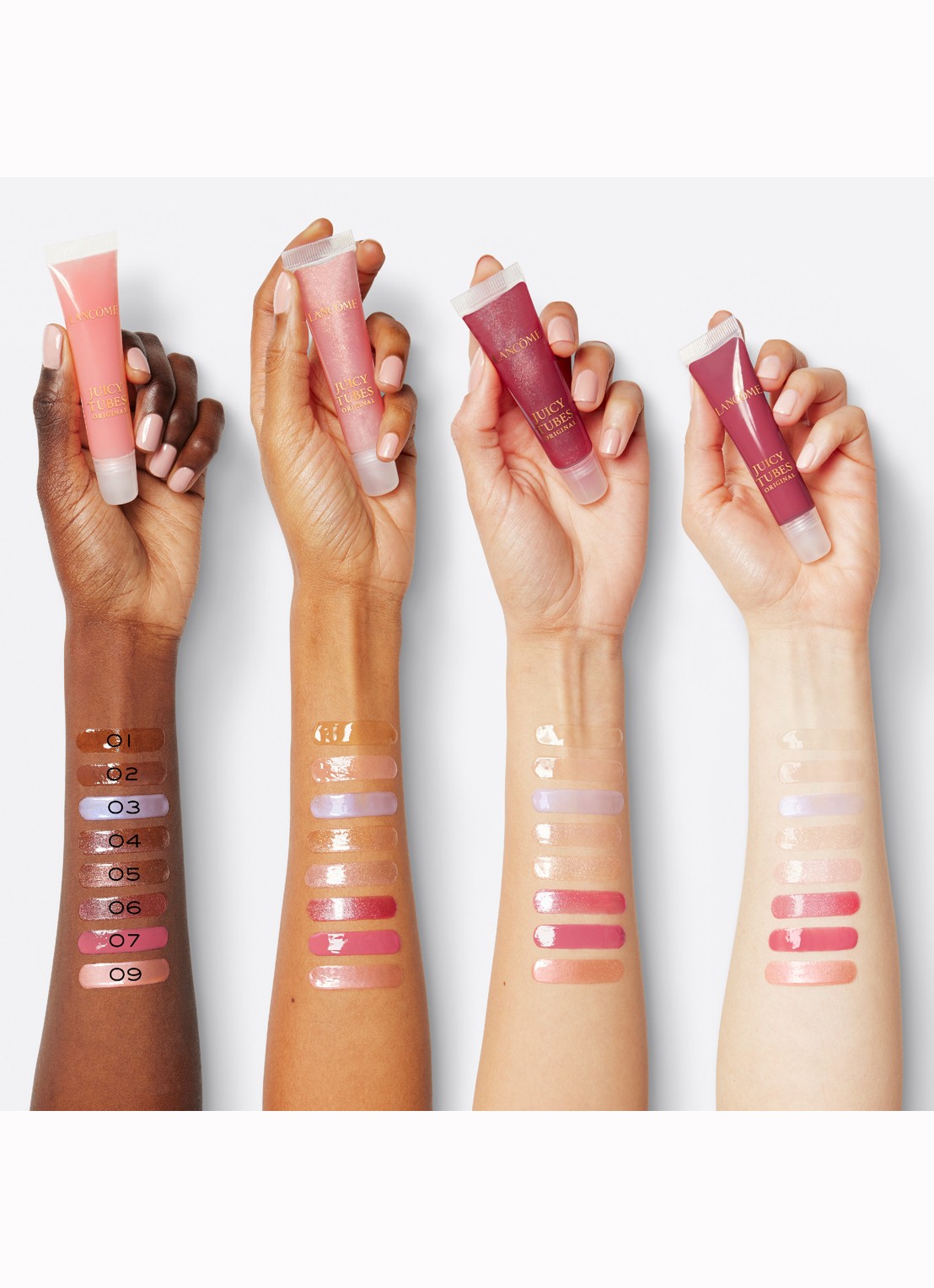 Lancôme Juicy Tubes Lip gloss  - achterkant 20 lavender latte