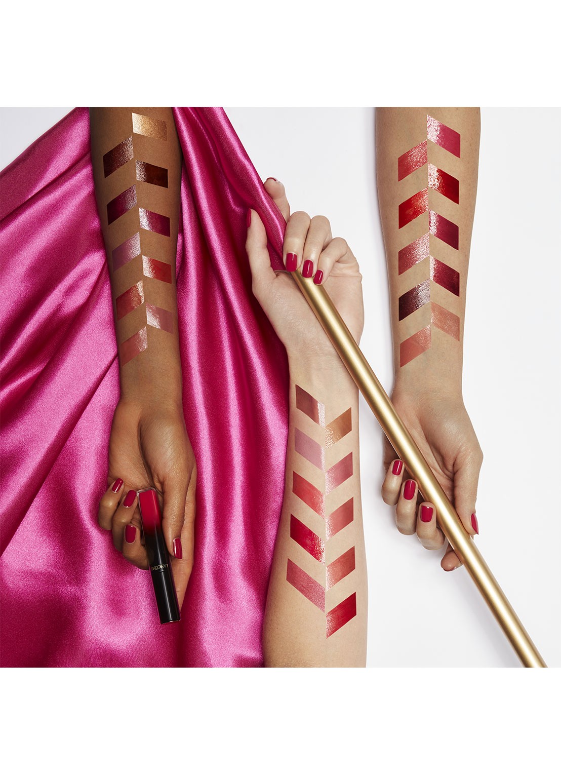 Lancôme L'Absolu Rouge Cream - lipstick - voorkant 2 148 bisou bisou